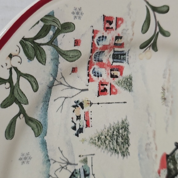 Set of 4 Better Homes and Garden Festive Holiday Plates - Picture 9 of 16